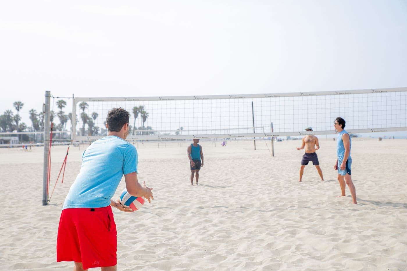 Beach volleyball in Los Angeles