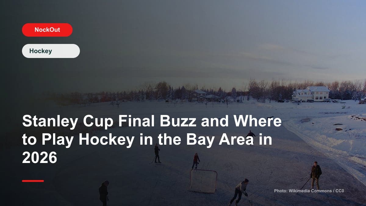 Stanley Cup Final Buzz and Where to Play Hockey in the Bay Area in 2026