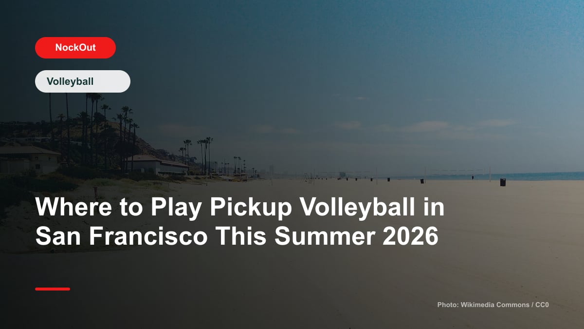 Photo-based cover for Where to Play Pickup Volleyball in San Francisco This Summer 2026